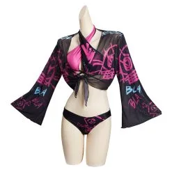 League Of Legends LoL Jinx Original Designers Top And Shorts Swimming Suit - Cossky® 15 League Of Legends LoL Jinx Original Designers Top And Shorts Swimming Suit - Cossky® -Cosplay Sales Store 254204 2