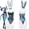 League Of Legends LOL KDA Groups Kaisa Daughter Of The Void Bunny Girl Cosplay Costume