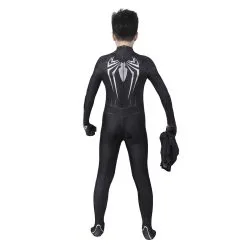 Kids Children Venom X Spider-Man Miles Morales Cosplay Costume Jumpsuit Outfits Halloween Carnival Suit -Cosplay Sales Store 2546022 4