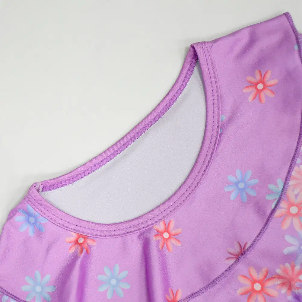 Kids Girls Encanto Isabela Cosplay Costume Dress Bag Headband Outfits 3 Kids Girls Encanto Isabela Cosplay Costume Dress Bag Headband Outfits - Image 3