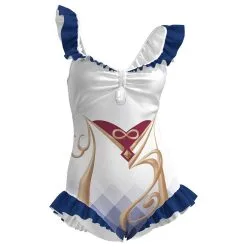 Genshin Impact Ganyu Swimsuit Cosplay Costume Halloween Carnival Suit