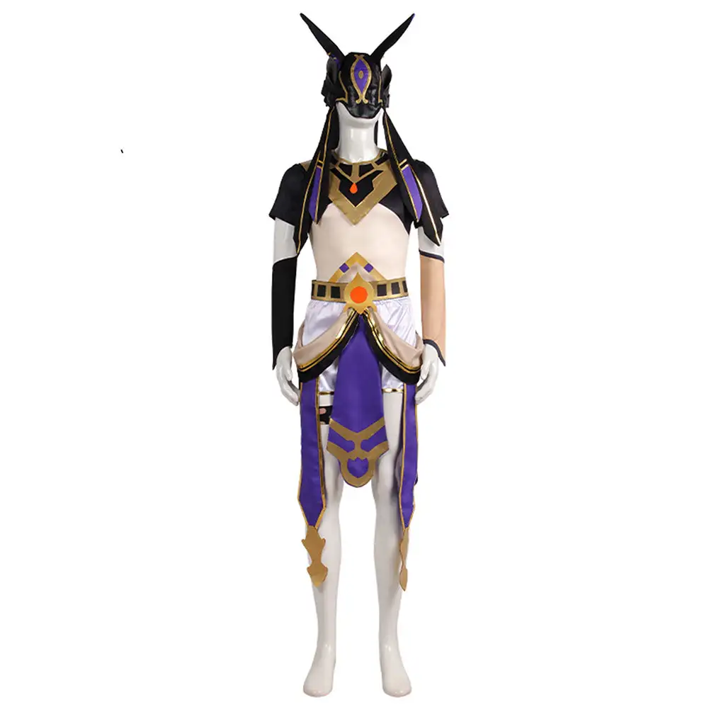 Genshin Impact Cyno Cosplay Costume Outfits Halloween Carnival Suit 2 Genshin Impact Cyno Cosplay Costume Outfits Halloween Carnival Suit - Image 2