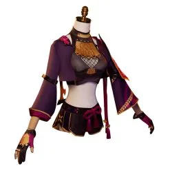 Genshin Impact Kuki Shinobu Cosplay Costume Outfits Halloween Carnival Suit -Cosplay Sales Store 255483 4