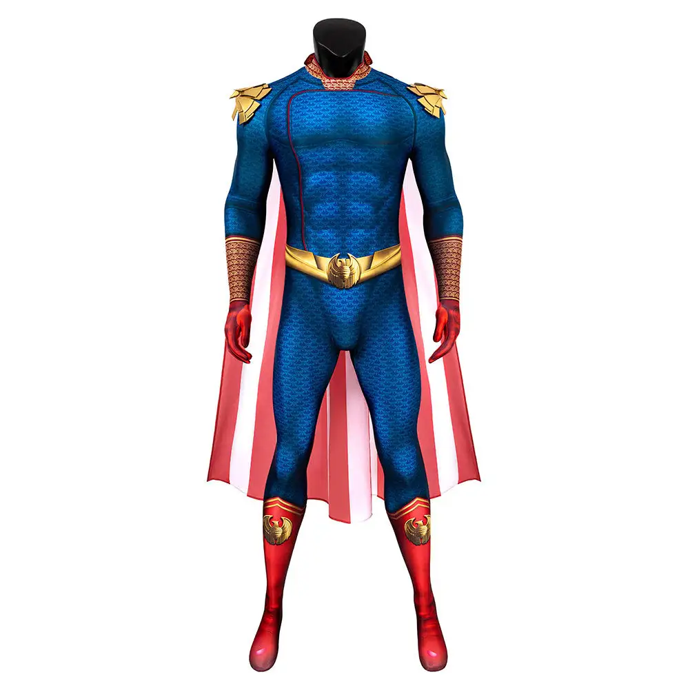 The Boys Homelander Cosplay Costume Jumpsuit Cloak Outfits Halloween Carnival Suit 1 The Boys Homelander Cosplay Costume Jumpsuit Cloak Outfits Halloween Carnival Suit