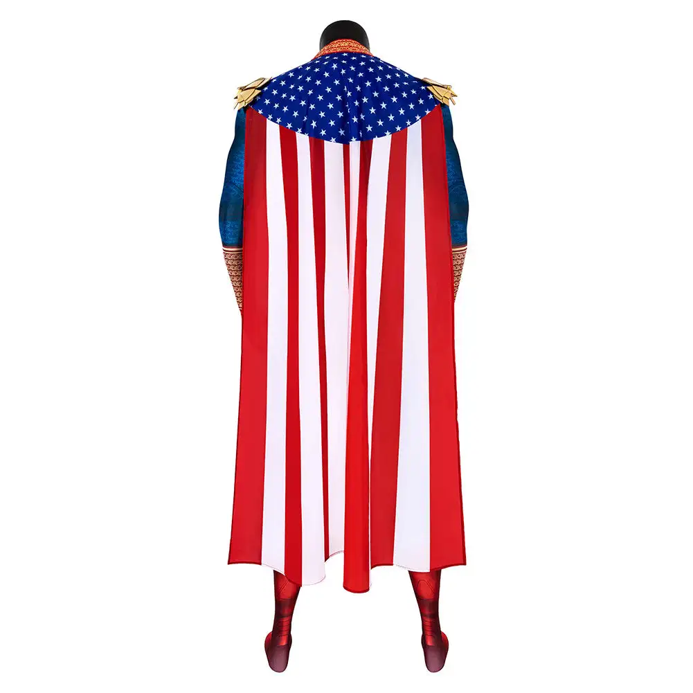 The Boys Homelander Cosplay Costume Jumpsuit Cloak Outfits Halloween Carnival Suit 3 The Boys Homelander Cosplay Costume Jumpsuit Cloak Outfits Halloween Carnival Suit - Image 3