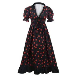 Anya Forger Cosplay Costume Strawberry Dress Outfits