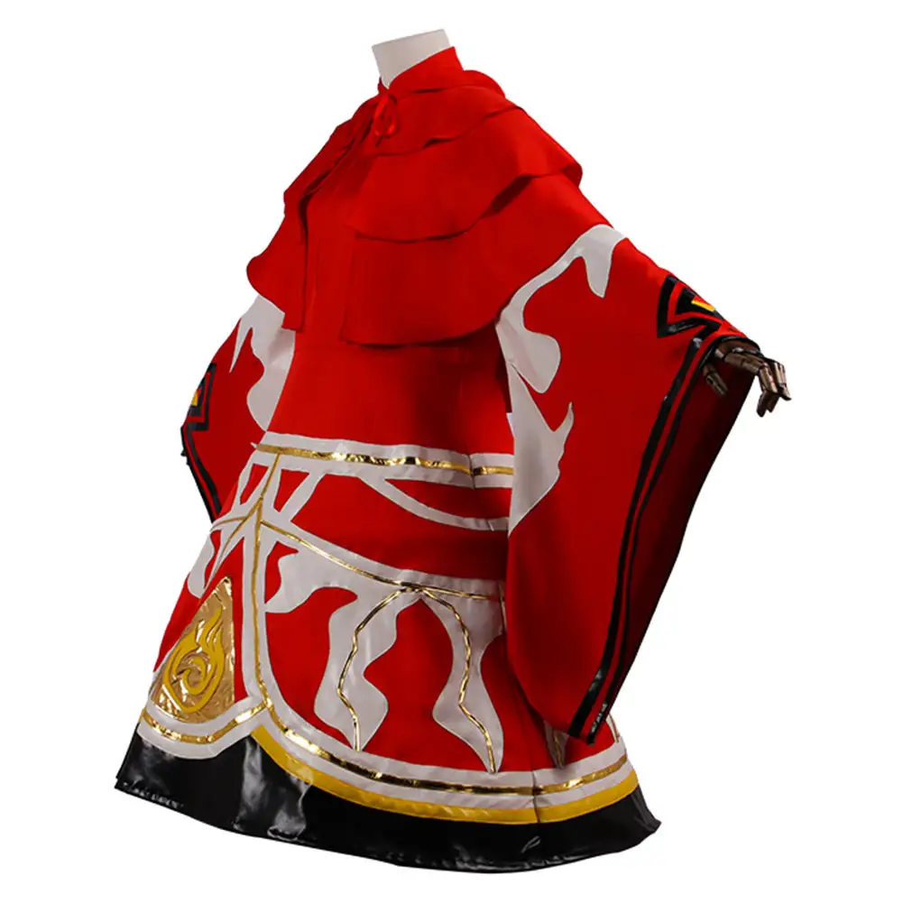 Genshin Impact Pyro Abyss Mage Cosplay Costume Dress Mask Outfits 2 Genshin Impact Pyro Abyss Mage Cosplay Costume Dress Mask Outfits - Image 2