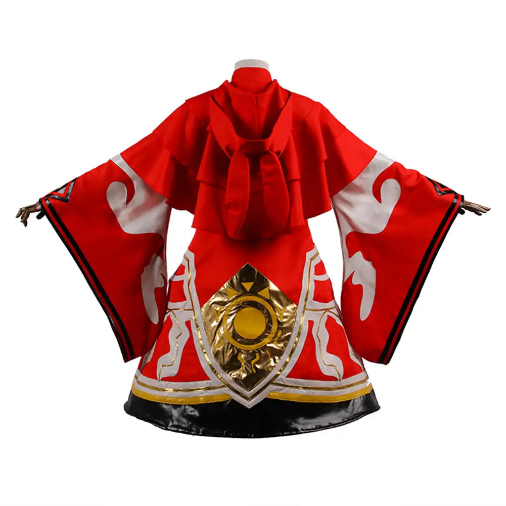 Genshin Impact Pyro Abyss Mage Cosplay Costume Dress Mask Outfits 3 Genshin Impact Pyro Abyss Mage Cosplay Costume Dress Mask Outfits - Image 3