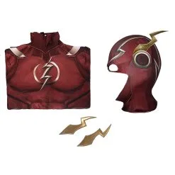 Kids Children The Flash Cosplay Costume Outfits Halloween Carnival Suit -Cosplay Sales Store 2585748 7