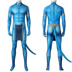 Avatar：The Way Of Water Jake Sully Cosplay Costume Jumpsuit Outfits Halloween Carnival Suit