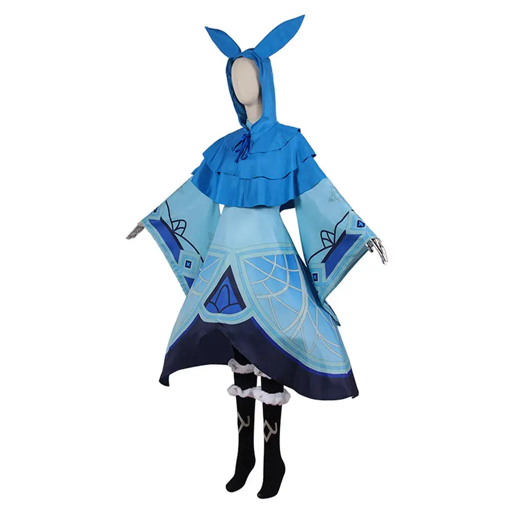 Genshin Impact Abyss Mage Cosplay Costume Dress Accessories Outfits Halloween Carnival Suit 2 Genshin Impact Abyss Mage Cosplay Costume Dress Accessories Outfits Halloween Carnival Suit - Image 2