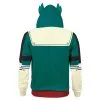 Unisex Midoriya Izuku Battle Suit Cosplay Hoodies Zip Up 3D Print Jacket Sweatshirt