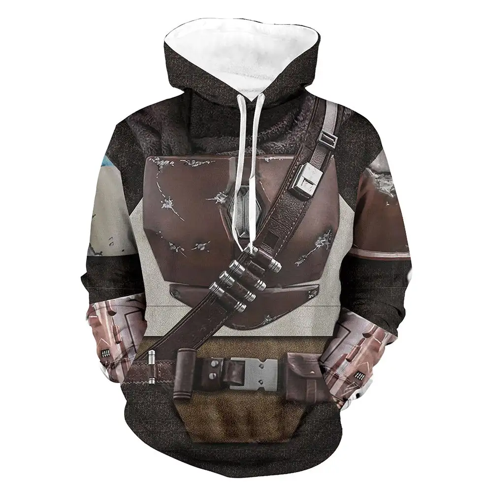 Unisex Star Wars Hoodie The Mandalorian Cosplay Hooded Pullover Sweatshirt Cosplay Costume 1 Unisex Star Wars Hoodie The Mandalorian Cosplay Hooded Pullover Sweatshirt Cosplay Costume
