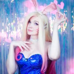 League Of Legends LOL KDA Groups Fox Ahri The Nine-Tailed Fox Bunny Girl Jumpsuit Outfits Halloween Carnival Suit Cosplay Costume -Cosplay Sales Store 2 bd54c78f 69ea 4d2b 80e9 8e6be87b4b9c