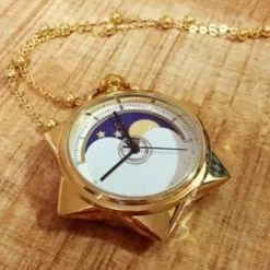 Sailor Moon Sweater Chain Crystal Pocket Watch Cosplay Accessories -Cosplay Sales Store 306736 3