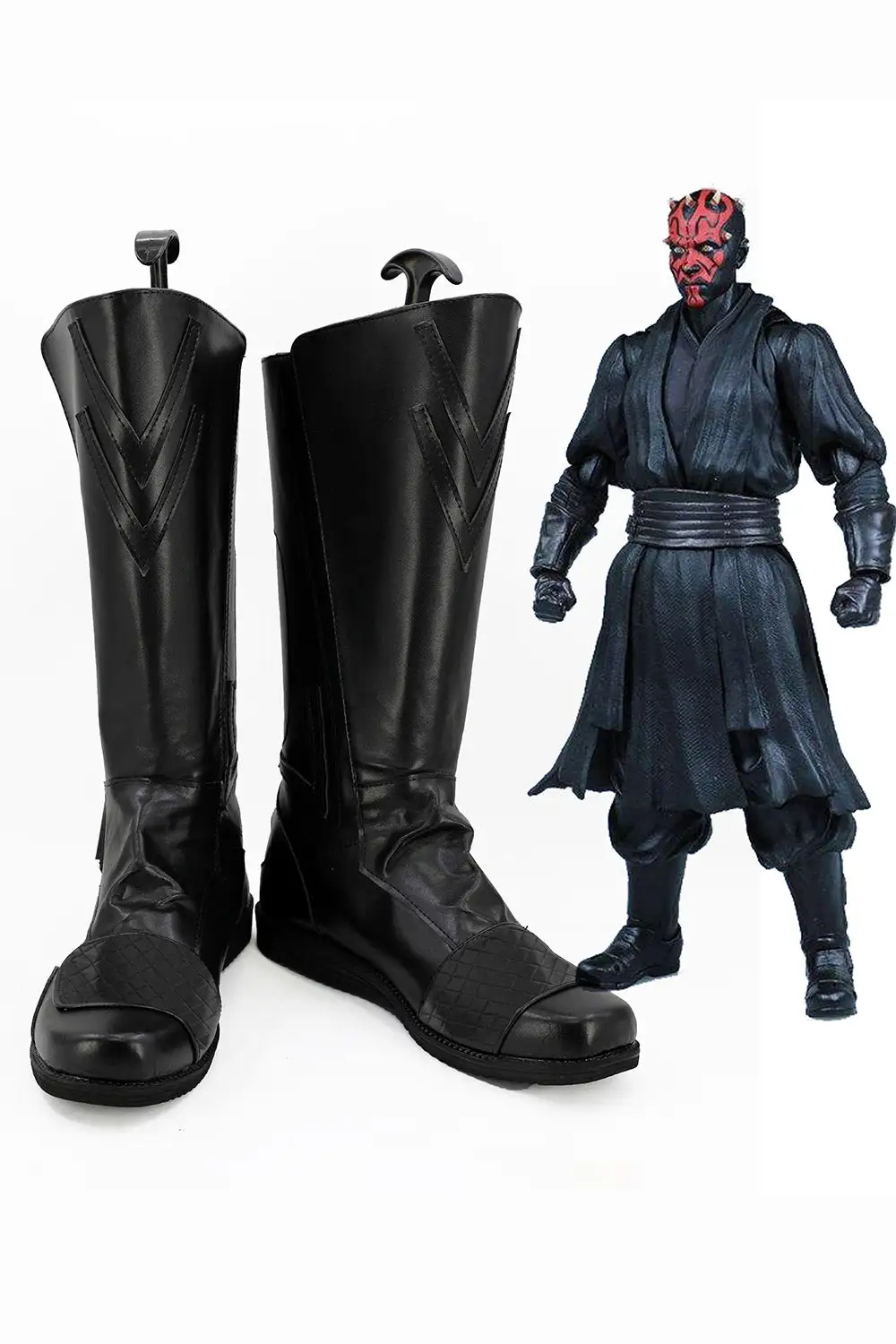 Star Wars Sith Darth Maul Boots Cosplay Shoes 3 Star Wars Sith Darth Maul Boots Cosplay Shoes - Image 3