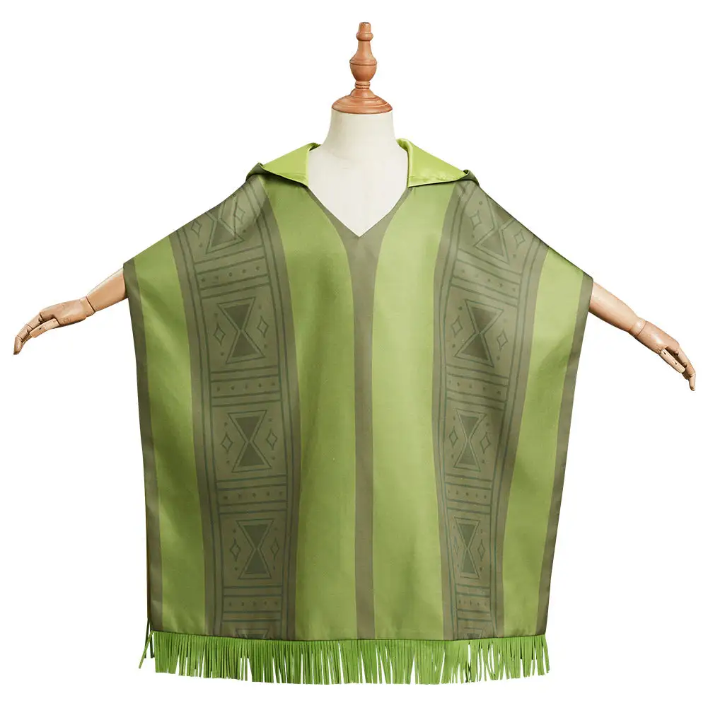 Encanto Bruno Cosplay Costume Cloak Outfit Kids Children Halloween Carnival Suit 1 Encanto Bruno Cosplay Costume Cloak Outfit Kids Children Halloween Carnival Suit