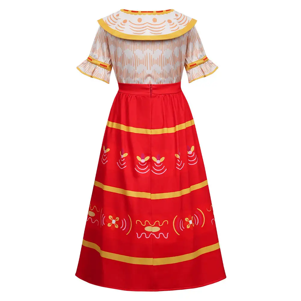 Encanto Dolores Madrigal Outfits Halloween Carnival Suit Kids Children Cosplay Costume 4 Encanto Dolores Madrigal Outfits Halloween Carnival Suit Kids Children Cosplay Costume - Image 4