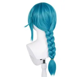 League Of Legends LoL Jinx Heat Resistant Synthetic Hair Carnival Halloween Party Props Cosplay Wig -Cosplay Sales Store 39354fd1efcc85636e8634e9de7a5fc4