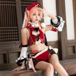 Genshin Impact Yan Fei Outfits Halloween Carnival Suit Cosplay Costume -Cosplay Sales Store 3 15243d0a b8c5 4f46 b821 d1378221d300