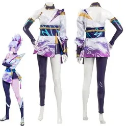League Of Legends LoL 2020 Spirit Blossom Riven New Skin Halloween Carnival Suit Cosplay Costume