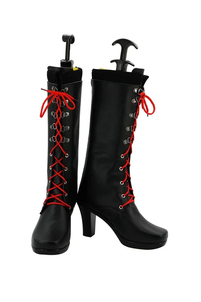 Danganronpa Junko Enoshima Cosplay Shoes Boots Custom Made 1 Danganronpa Junko Enoshima Cosplay Shoes Boots Custom Made