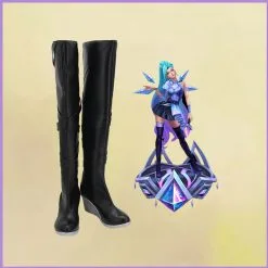 League Of Legends LOL KDA Groups Seraphine Boots Halloween Costumes Accessory Cosplay Shoes -Cosplay Sales Store 40A1497 4