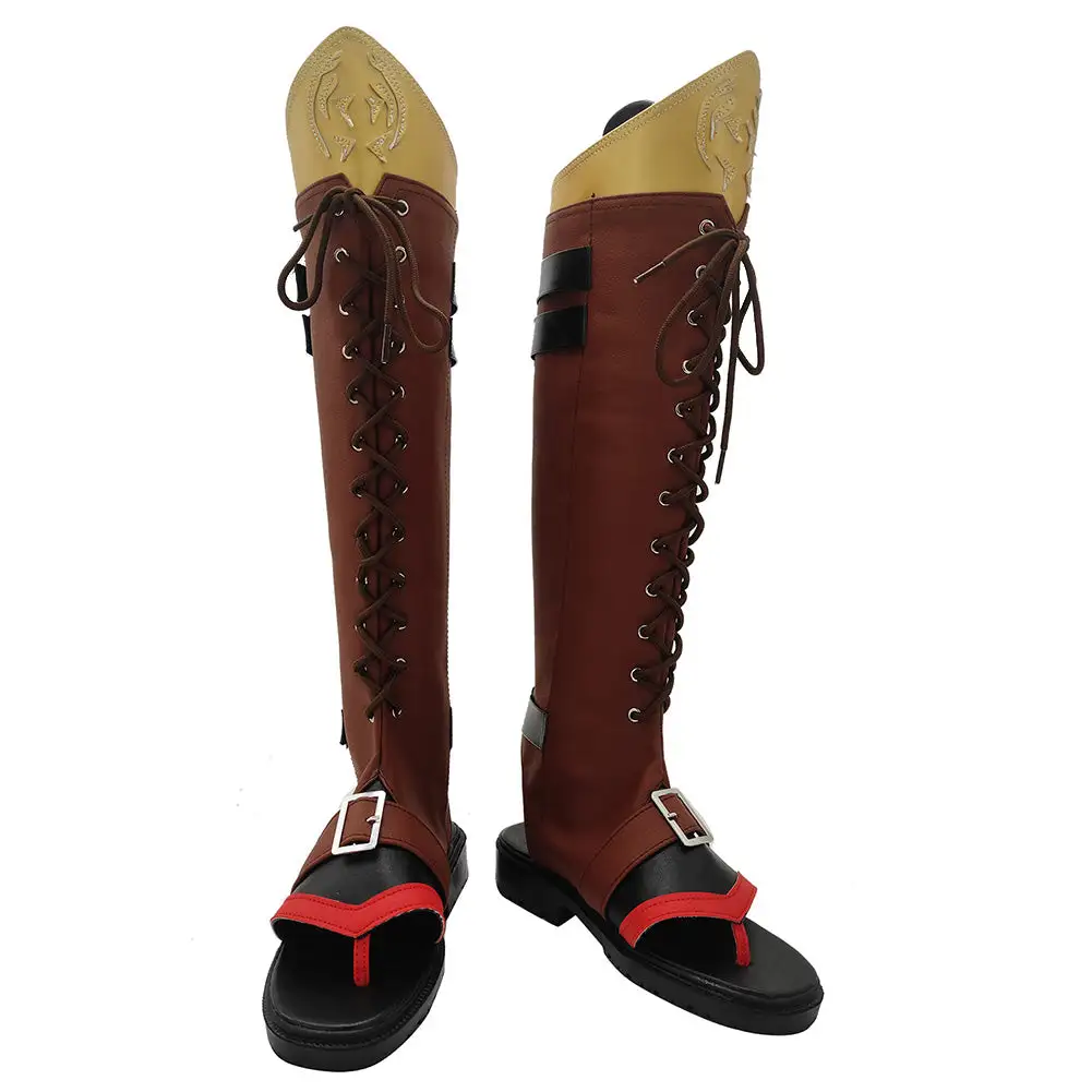 Genshin Impact Thoma Cosplay Shoes Boots Halloween Costumes Accessory Custom Made 2 Genshin Impact Thoma Cosplay Shoes Boots Halloween Costumes Accessory Custom Made - Image 2