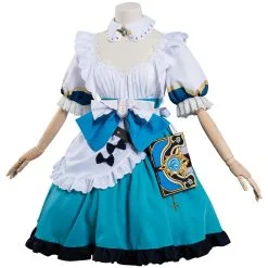 Genshin Impact Barbara Maid Dress Outfits Halloween Carnival Suit Cosplay Costume -Cosplay Sales Store 40a62e978b8499b2b278ca484f9d0bef