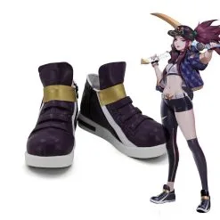 League Of Legends The Rogue Assassin Akali K/DA Skin Cosplay Shoes Boots