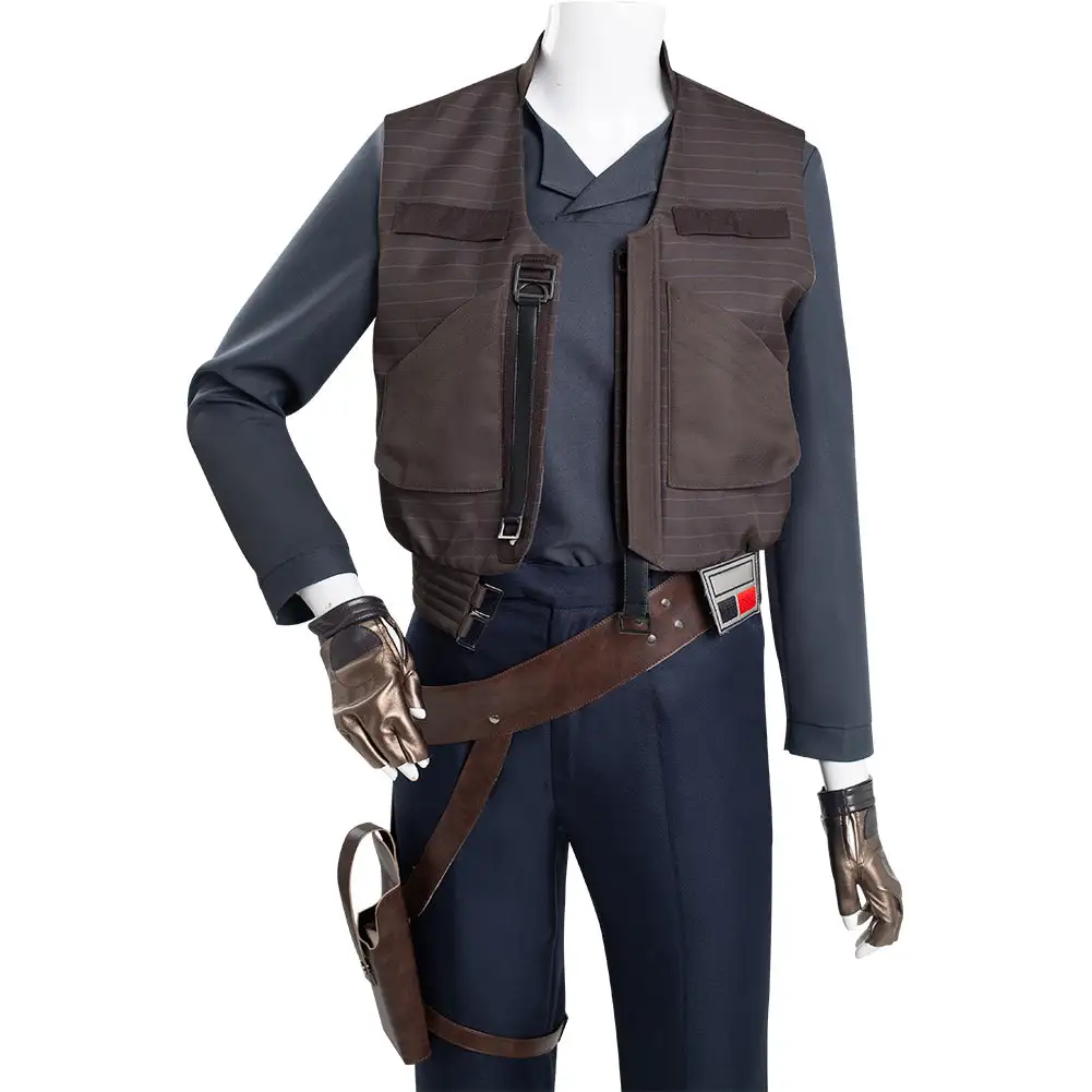 Movie Rogue One: A Star Wars Story - Jyn Erso Halloween Carnival Cosplay Costume 6 Movie Rogue One: A Star Wars Story - Jyn Erso Halloween Carnival Cosplay Costume - Image 6