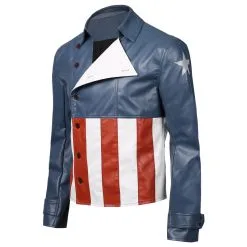 Avengers Game-Captain America Jacket Coat Cosplay Costume -Cosplay Sales Store 4803f9b7ebd0cdccbecbf01042db8f0c
