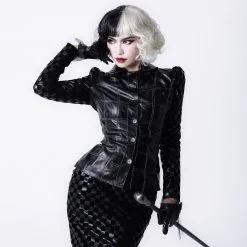 Cruella -Cruella De Vil Emma Stone Halloween Carnival Suit Cosplay Costume -Cosplay Sales Store 4 5b775dd4 3f59 4e34 9c0f 36909e630500