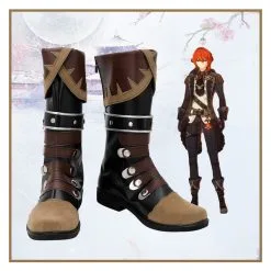Genshin Impact Diluc Ragnvindr Boots Accessory Custom Made Cosplay Shoes -Cosplay Sales Store 4a184040c4b6998bc26ab381c81fbf8b