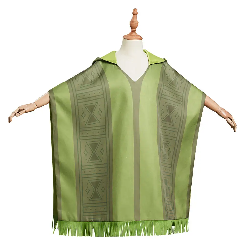 Encanto Bruno Cosplay Costume Cloak Outfit Kids Children Halloween Carnival Suit 4 Encanto Bruno Cosplay Costume Cloak Outfit Kids Children Halloween Carnival Suit - Image 4