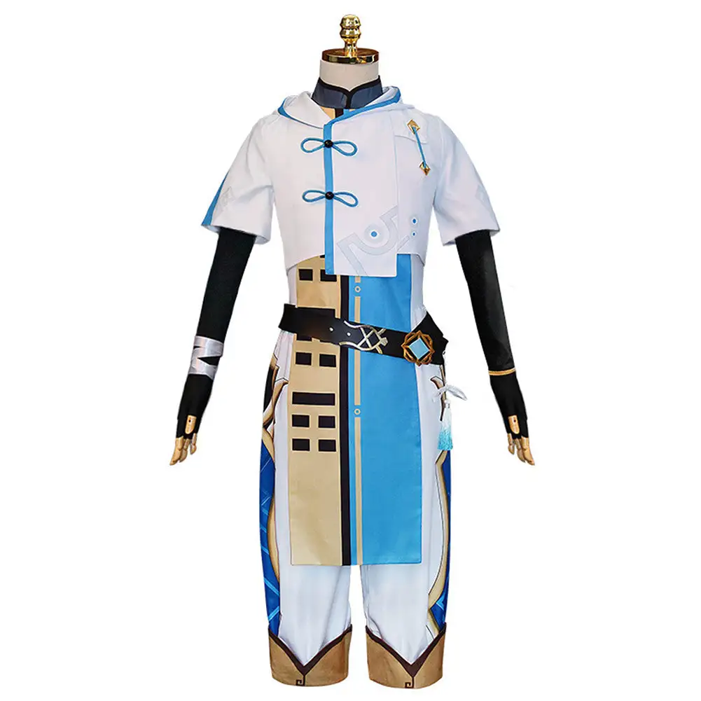 Genshin Impact Chongyun Outfits Halloween Carnival Suit Cosplay Costume 2 Genshin Impact Chongyun Outfits Halloween Carnival Suit Cosplay Costume - Image 2