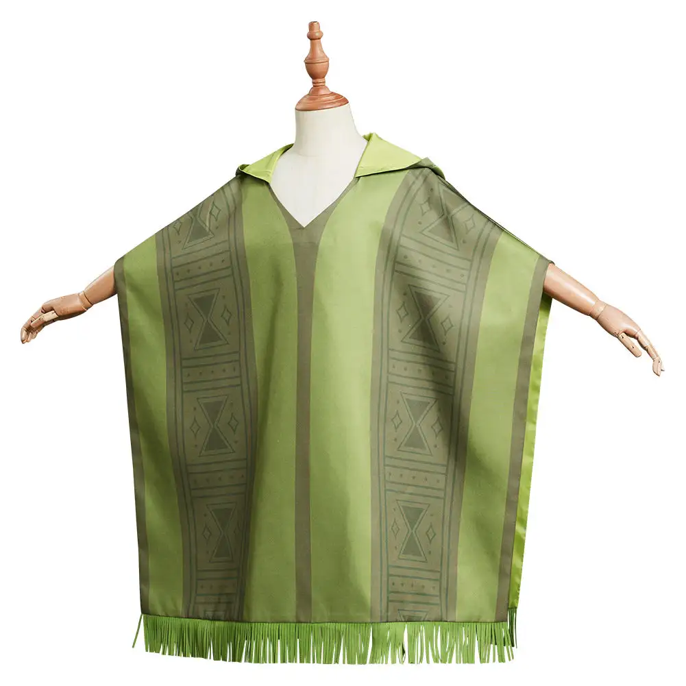 Encanto Bruno Cosplay Costume Cloak Outfit Kids Children Halloween Carnival Suit 2 Encanto Bruno Cosplay Costume Cloak Outfit Kids Children Halloween Carnival Suit - Image 2