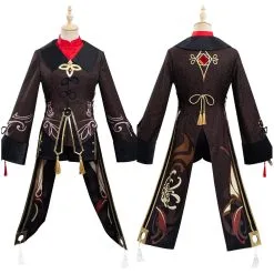 Genshin Impact HuTao Outfits Halloween Carnival Suit Cosplay Costume -Cosplay Sales Store 566ad5e11aa8498fd8371ecca4aa66a7