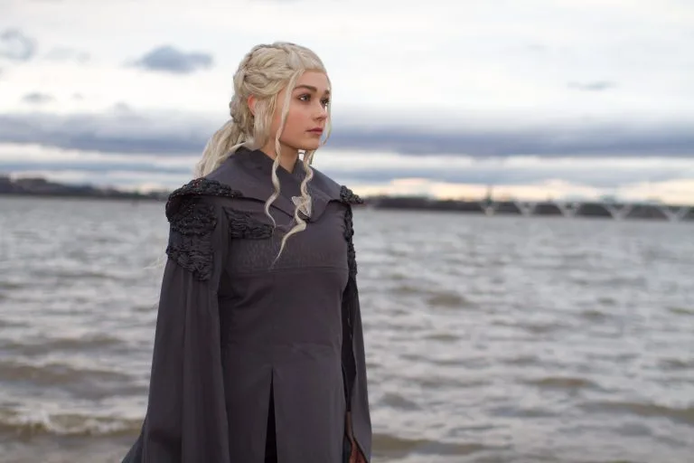 Game Of Thrones Season 7 Daenerys Targaryen Dress Ver. 2 Cosplay Costume 11 Game Of Thrones Season 7 Daenerys Targaryen Dress Ver. 2 Cosplay Costume - Image 11