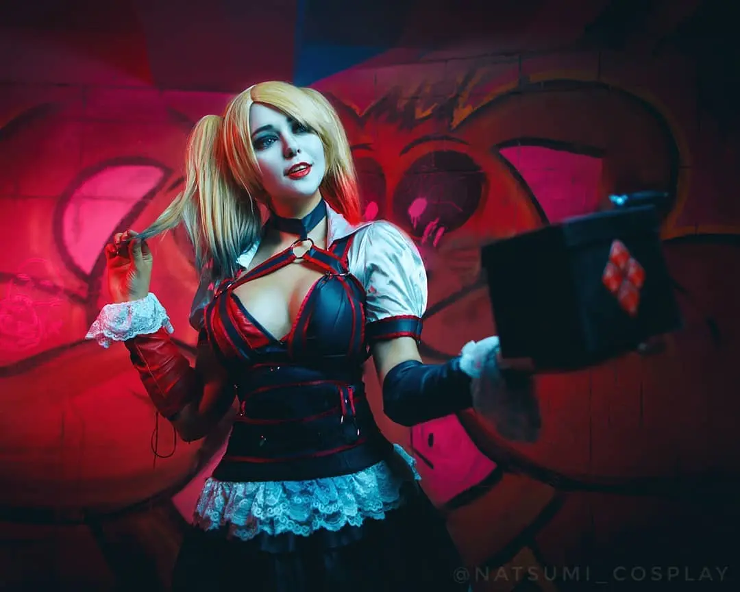 Batman: Arkham Knight Harley Quinn Dress Cosplay Costume 11 Batman: Arkham Knight Harley Quinn Dress Cosplay Costume - Image 11