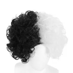 Cruella De Vil Cruella Heat Resistant Synthetic Hair Carnival Halloween Party Props Cosplay Wig -Cosplay Sales Store 5fdef6fcbf797d904060f4292cf0fedf