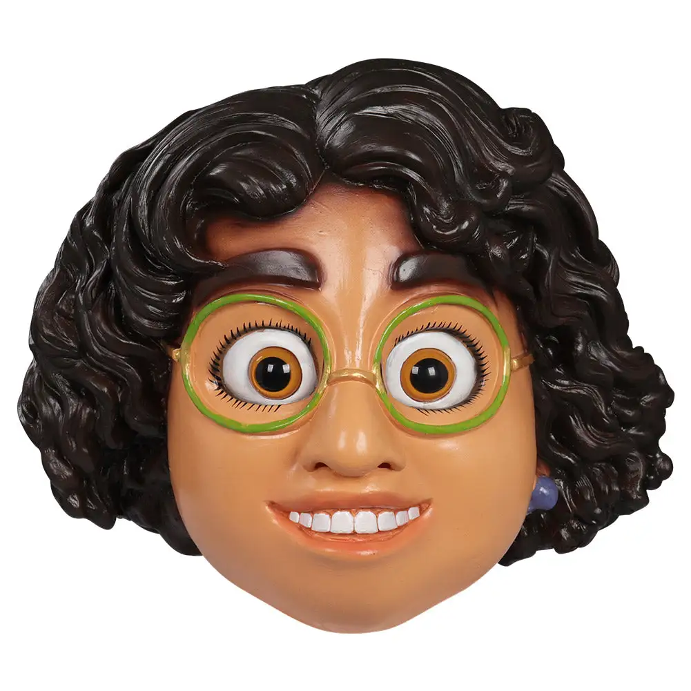 Encanto Mirabel Madrigal Mask Cosplay Latex Masks Helmet Masquerade Halloween Party Cosplay Props 1 Encanto Mirabel Madrigal Mask Cosplay Latex Masks Helmet Masquerade Halloween Party Cosplay Props