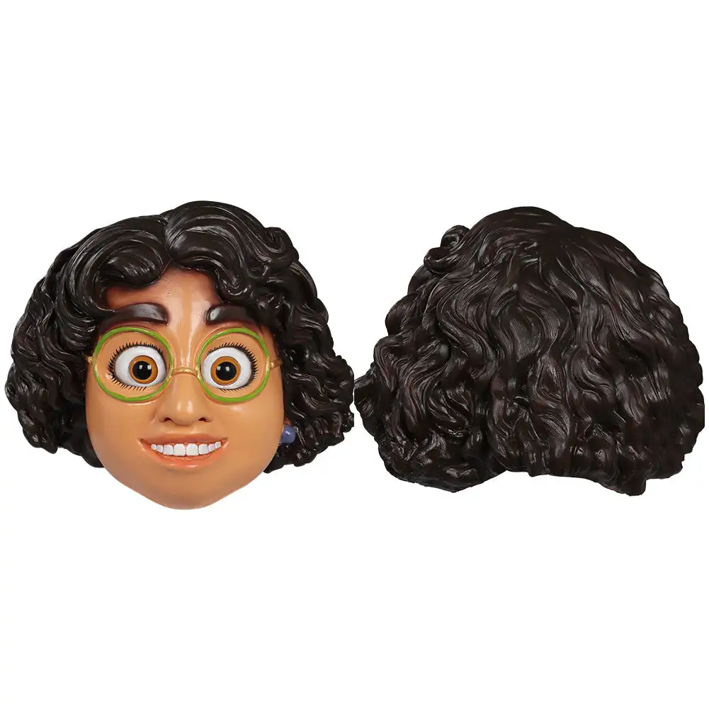 Encanto Mirabel Madrigal Mask Cosplay Latex Masks Helmet Masquerade Halloween Party Cosplay Props 6 Encanto Mirabel Madrigal Mask Cosplay Latex Masks Helmet Masquerade Halloween Party Cosplay Props - Image 6