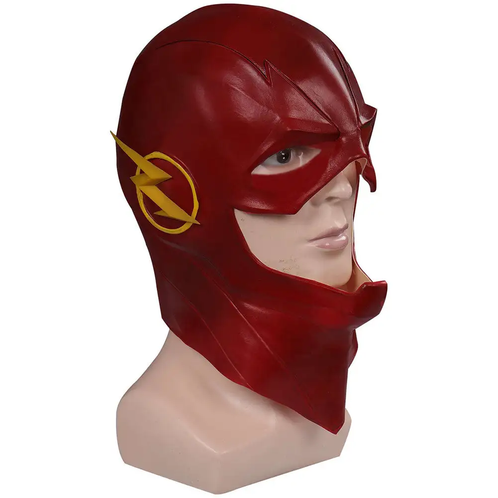 The Flash Barry Allen Mask Cosplay Latex Masks Helmet Masquerade Halloween Party Costume Props 4 The Flash Barry Allen Mask Cosplay Latex Masks Helmet Masquerade Halloween Party Costume Props - Image 4