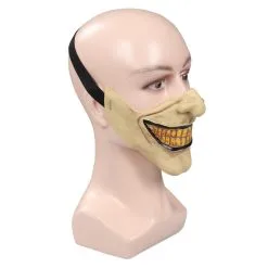 The Black Phone The Grabber Mask Cosplay Half Face Colorful Latex Masks Helmet Masquerade Halloween Party Costume Props -Cosplay Sales Store 60093 4