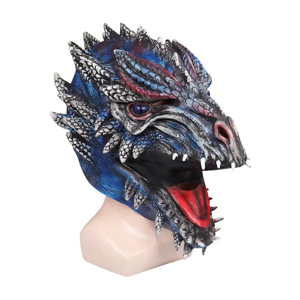 House Of The Dragon Dragon Mask Cosplay Latex Masks Helmet Costume Props 4 House Of The Dragon Dragon Mask Cosplay Latex Masks Helmet Costume Props - Image 4