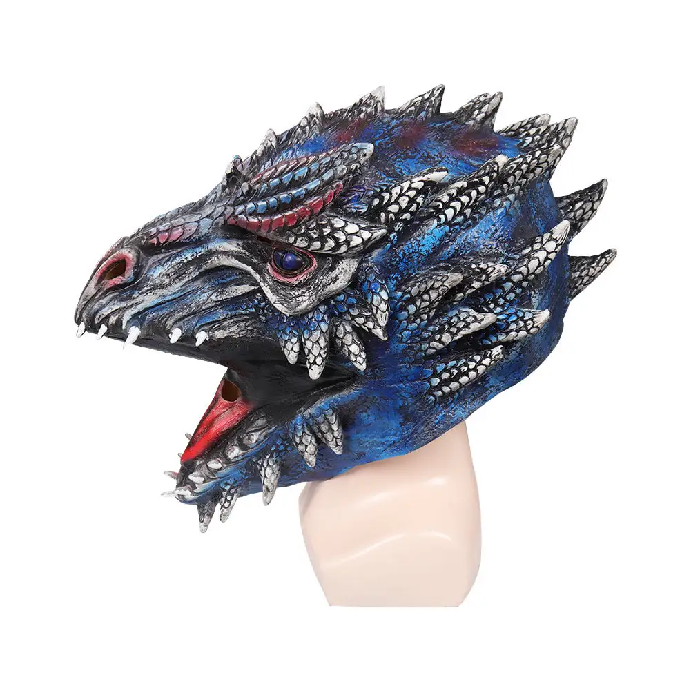 House Of The Dragon Dragon Mask Cosplay Latex Masks Helmet Costume Props 6 House Of The Dragon Dragon Mask Cosplay Latex Masks Helmet Costume Props - Image 6