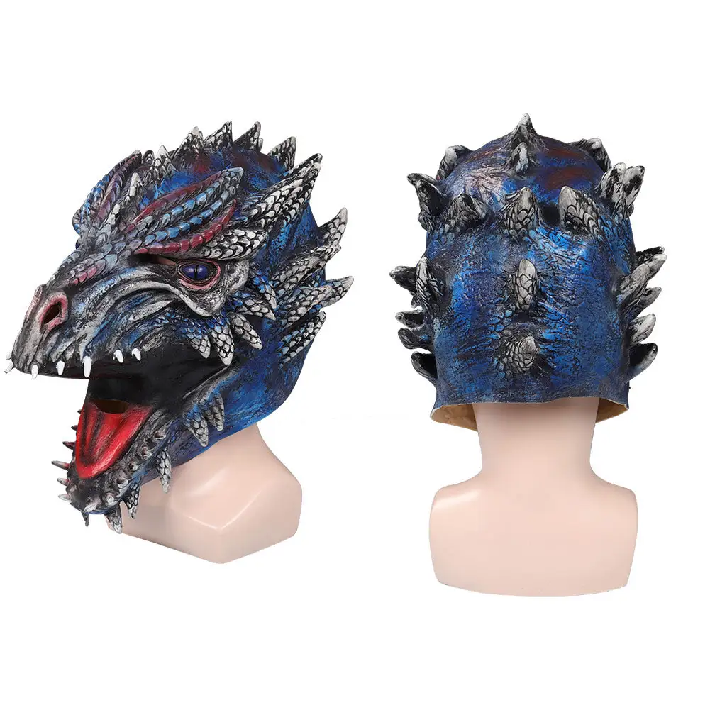 House Of The Dragon Dragon Mask Cosplay Latex Masks Helmet Costume Props 1 House Of The Dragon Dragon Mask Cosplay Latex Masks Helmet Costume Props
