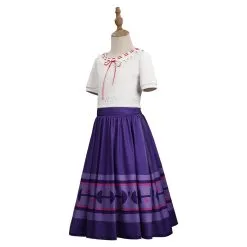 Encanto Luisa Madrigal T-shirt Skirt Outfits Halloween Carnival Cosplay Costume For Kids Children -Cosplay Sales Store 6090c1ac786cdb4ca515b5a712c6bdb8