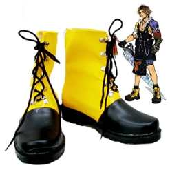 Final Fantasy Tidus Cosplay Shoes Boots Rubber
